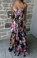 Juliet Maxi Dress ~ Moonlit Garden Gala Taffeta