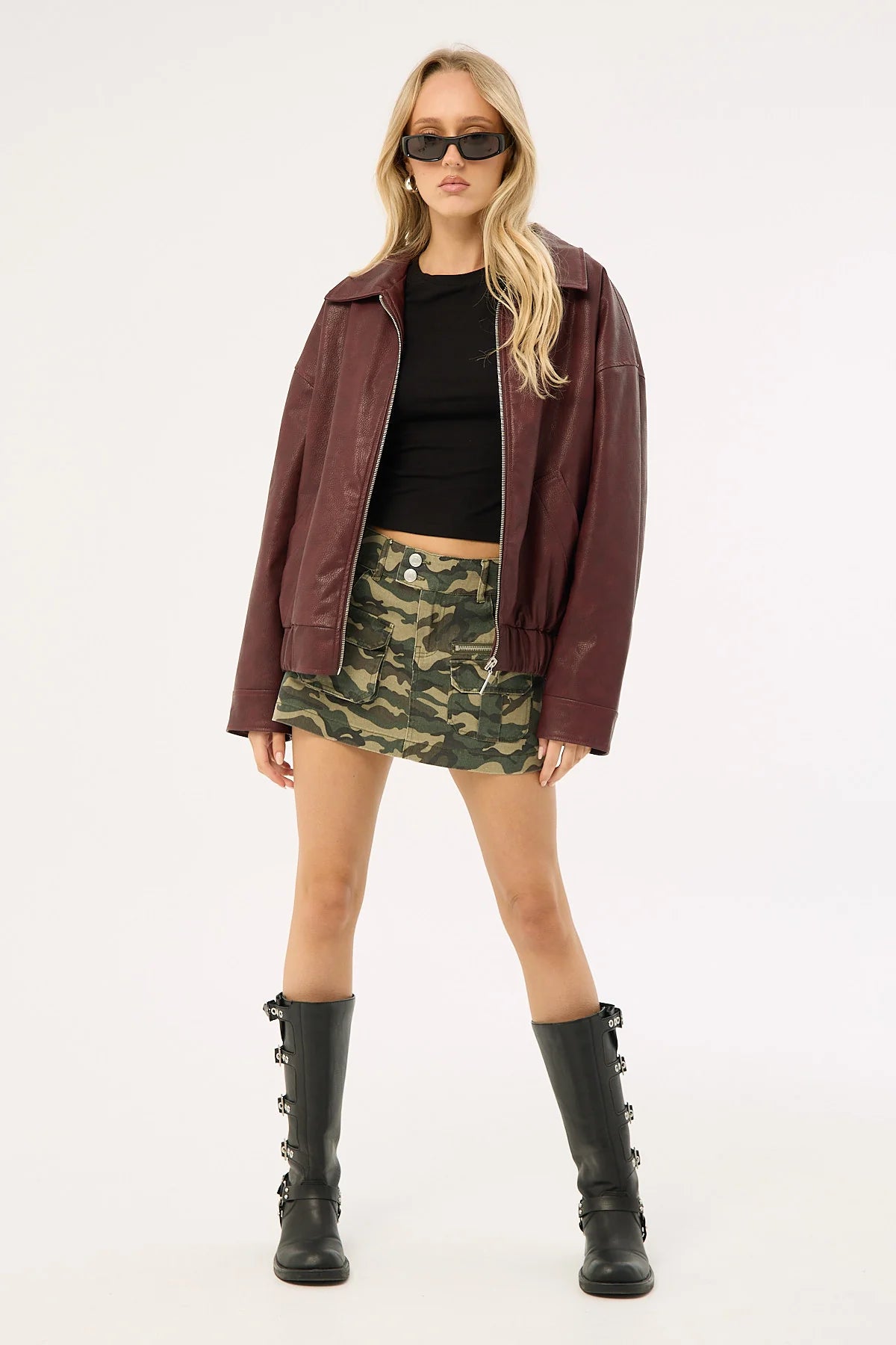 Neovision Nova Camo Cargo Mini Skirt Camouflage
