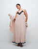 Curve cami lace detailing maxi sundress in stripes