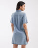 JJXX denim mini dress in light blue