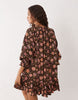 Miss Selfridge Petite spun smock dress in 70's floral