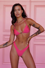 Retro Reef Swim Top Pink