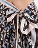 River Island geometric print sarong in brown