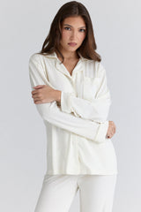ivory soft modal pajama set