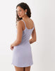 Cotton On sparkle mini knit dress in violet