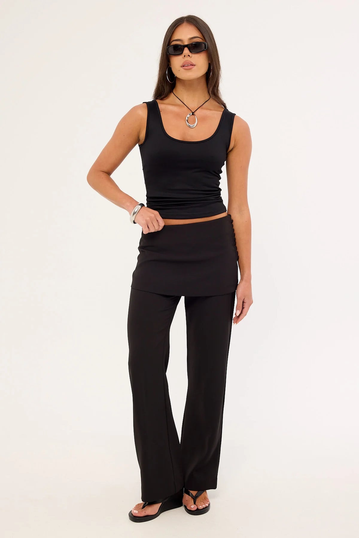 Perfect Stranger Lenny Skirt Pants Black