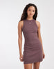 Nike Chill ribbed tank dress in brown