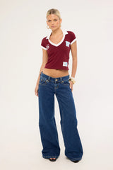 Worship Belter Baby Polo Tee Deep Cherry