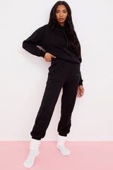 ink cotton fleece-back oversized hoodie