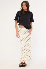 Perfect Stranger Monogram Oversized Tee Washed Black
