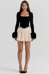 black velvet corset