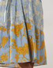 Hope & Ivy Plus wrap midaxi dress in blue and yellow floral