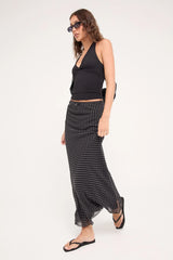 Perfect Stranger Whimsy Polka Dot Maxi Skirt Polka Dot