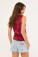 Wrangler Low Bells Denim Short Ocean To Ocean