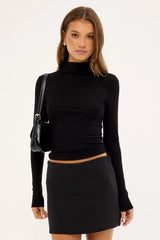 Perfect Stranger Menorca Mini Skirt Black