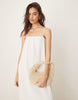 JDY Tall cheesecloth sleeveless maxi dress in white