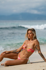 LILISROSE Tiki Tease Swim Bottom Tropical Print