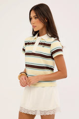 Perfect Stranger Micah High Rise Lace Mini Skirt Cream