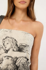 Worship Dreamers Long Tube Top Stone