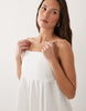 Esmée maxi beach dress in white